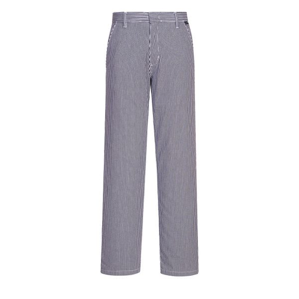 Barnet Chefs Trousers Blue Check