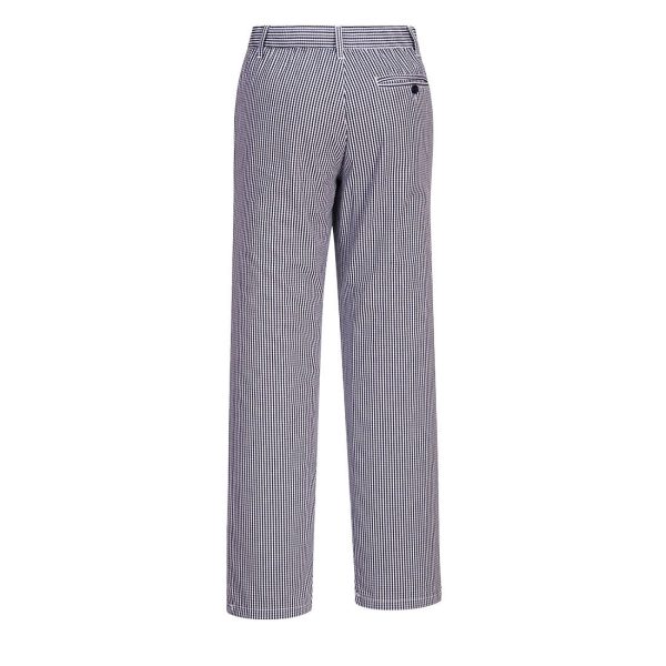 Barnet Chefs Trousers Blue Check - Image 2