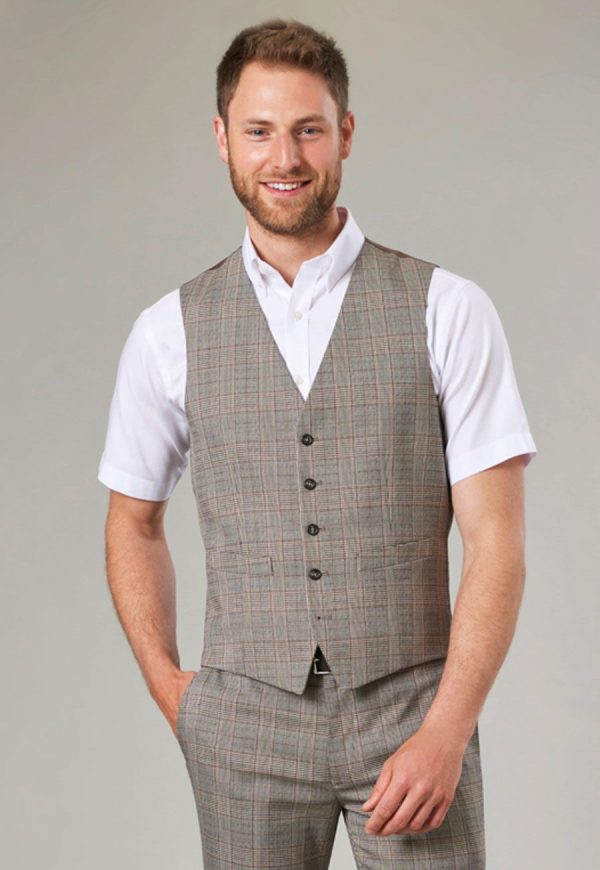 Brook Taverner Emilio Check Waistcoat