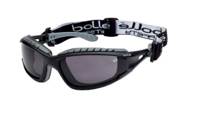 Bolle Tracker Platinum Smoke Lens Safety Glasses