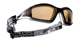 Bolle Tracker Platinum Amber Lens Safety Glasses