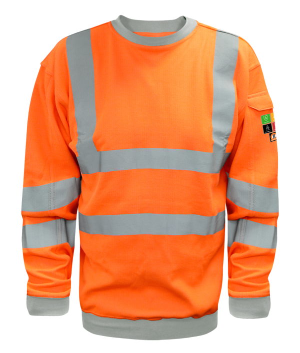 Theorem FR ARC Hi Vis Orange Sweatshirt