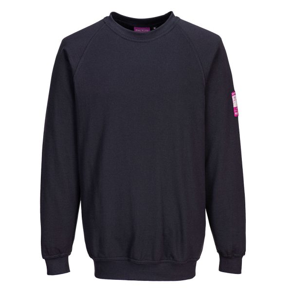 FR12 - Flame Resistant Anti-Static Long Sleeve Sweatshirt