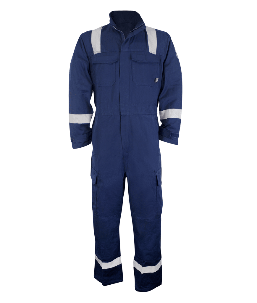 Brass: Inherent Fire Resistant ARC Navy Coverall