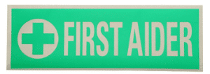First Aider Reflective Rear (250mmx90mm)