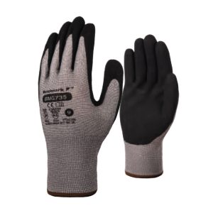 BMG735 Cut C High Strength Nylon/Sandy Nitrile (Pack of 10)