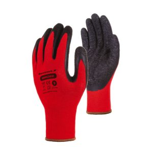 BMG322 Polyester/Latex Grip Glove (Pack of 10)