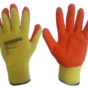 Orange/Yellow Grip Glove - 12 Pack