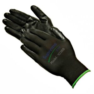 Black Nitrile Coated Glove - 12 Pack