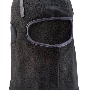 BALACLAVA THINSULATE LINED BLACK WITH HOOK AND LOOP