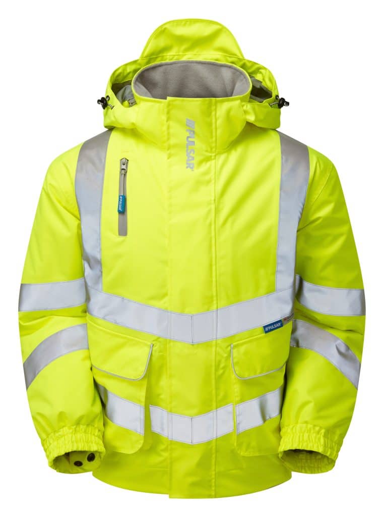 Pulsar Hi Vis Padded Bomber Jacket (P191)