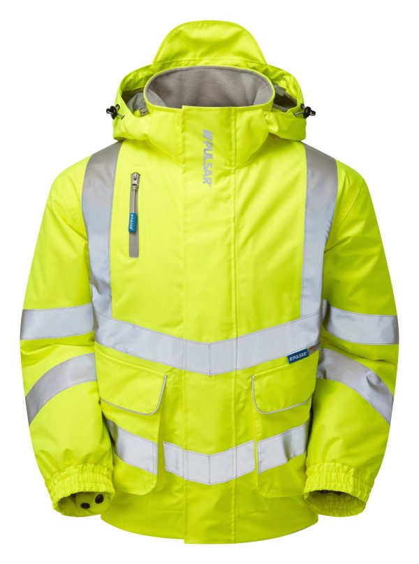 Pulsar Hi Vis Padded Bomber Jacket (P191)
