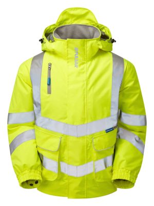 Pulsar Hi Vis Padded Bomber Jacket (P191)