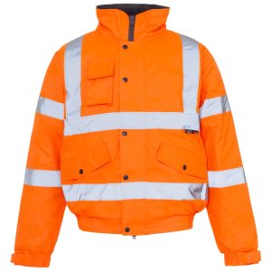 Hi Vis Rail Spec Bomber Jacket