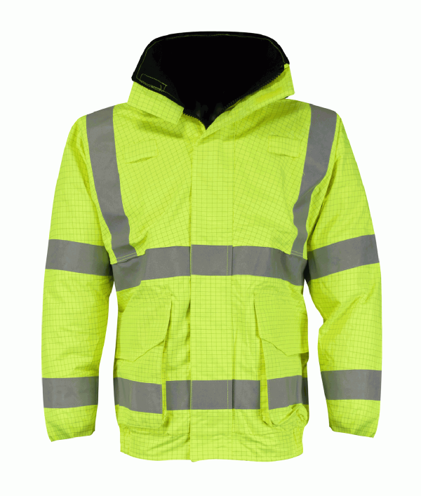 ATOLL: HYDRA MATRIX BOMBER JACKET  YELLOW