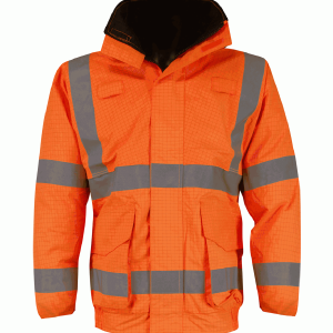 GEYSER: HYDRA MATRIX BOMBER JACKET ORANGE