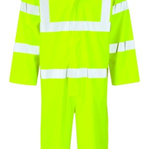 Hi Vis Hydra-Flex Yellow EN471 Waterproof Breathable Coverall