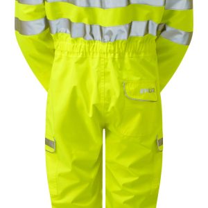 Pulsar Hi Vis Yellow Foul Weather Coverall (P522)