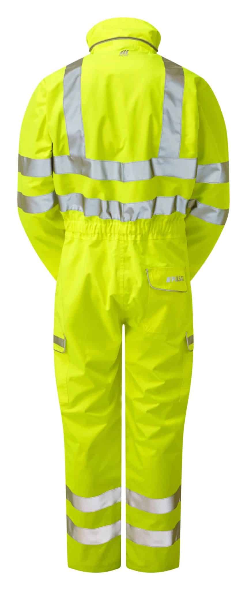 Pulsar Hi Vis Yellow Foul Weather Coverall (P522)