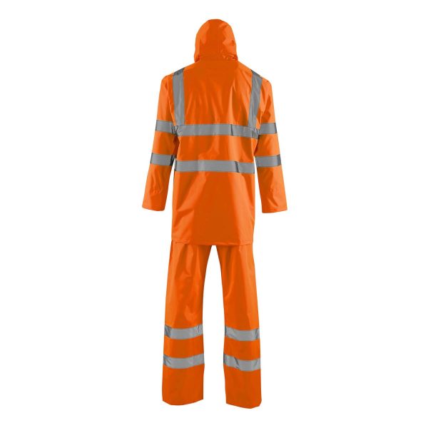 Supertouch Hi Vis Orange Rail Spec Lite Rainsuit - Image 2