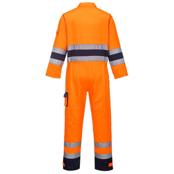 TX55 - Nantes Hi-Vis Contrast Work Coverall - Image 2