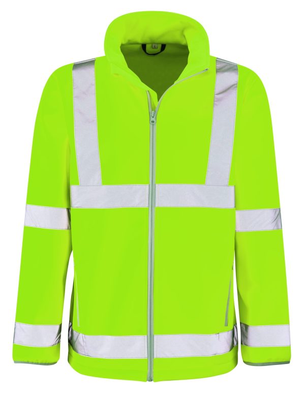 Hi Vis Marauder Yellow Softshell Jacket