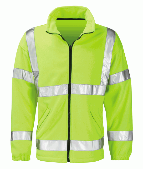 Hi Vis Crusader Fleece Jacket Yellow