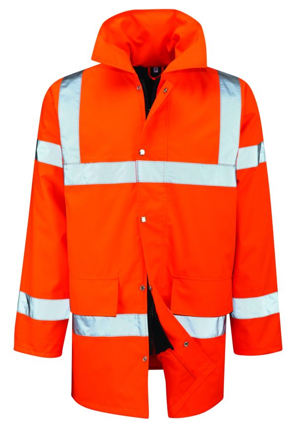 Tristan Hi-Vis Orange Parka Jacket