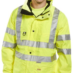 Carnoustie Hi Vis Yellow Waterproof Jacket
