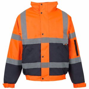 2 Tone Hi Vis Bomber Jacket
