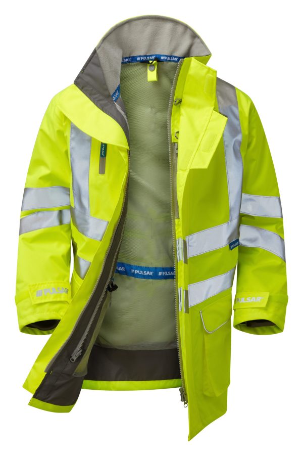 Pulsar Hi Vis Unlined Storm Coat (P421)