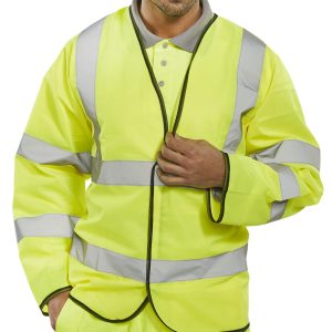 Long Sleeve Jerkin Hi-Vis