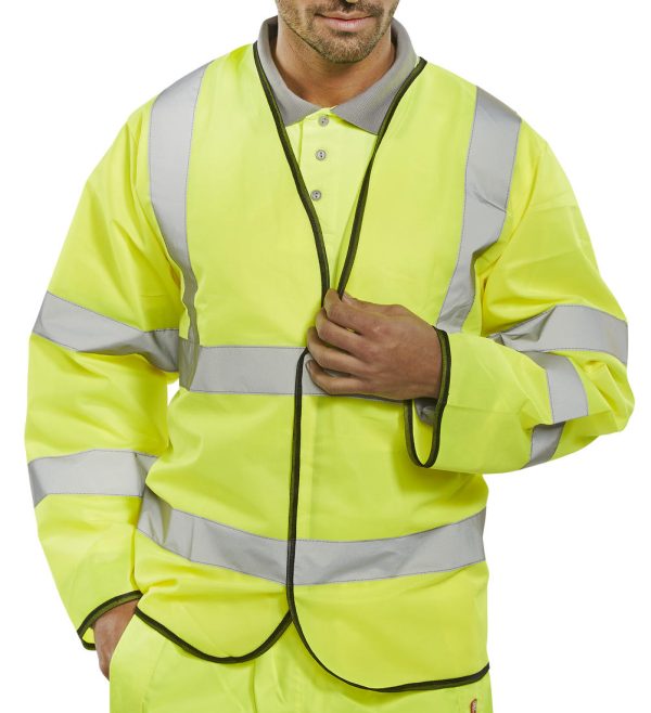 Long Sleeve Jerkin Hi-Vis