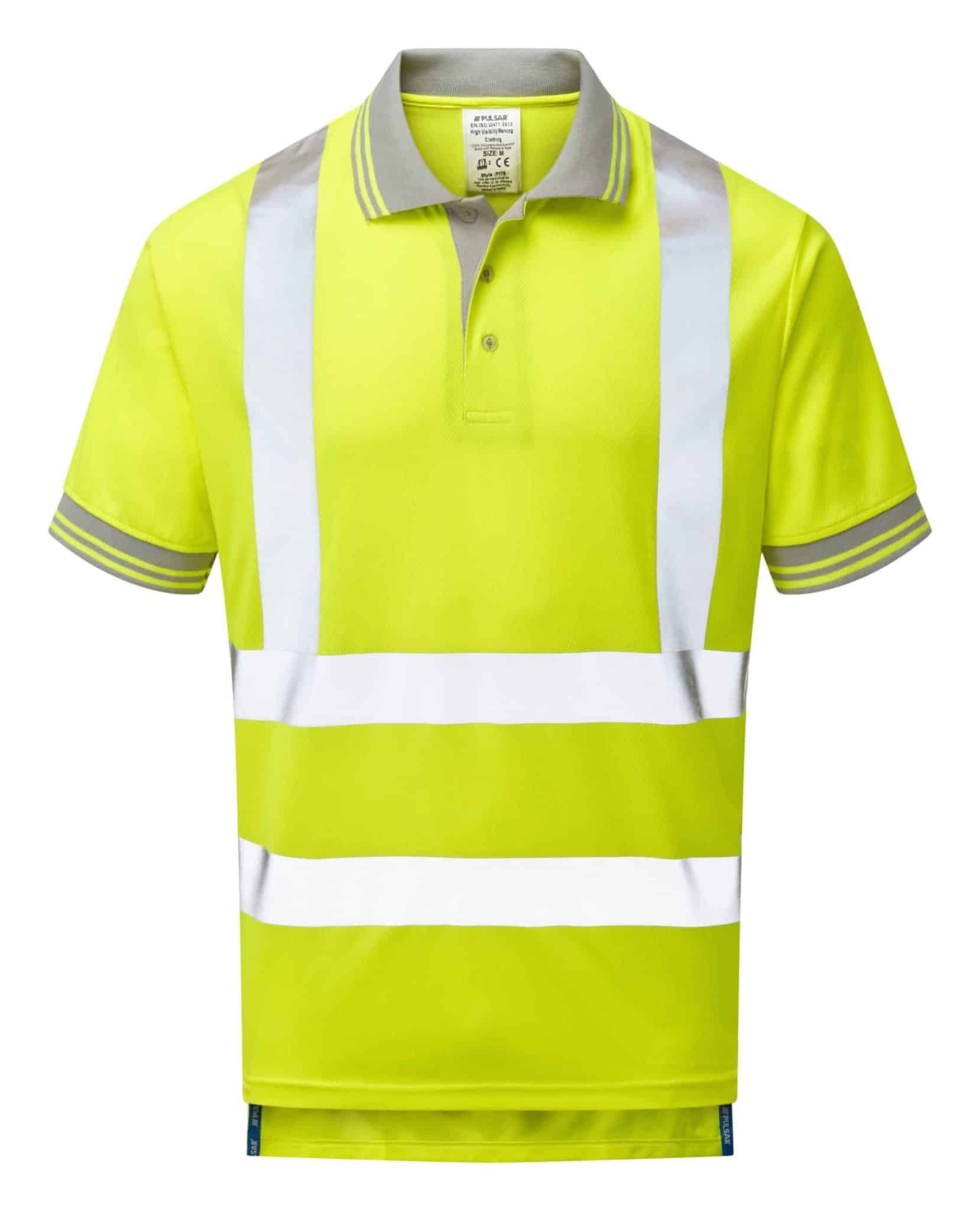 Pulsar Hi Vis Short Sleeved Polo Shirt (P175)