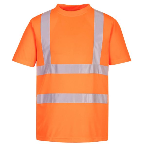 Eco Hi-Vis Short Sleeve Rail Spec T-Shirt - EC12