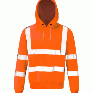Hi Vis Rail Spec Hooded Sweatshirt (HVHSPR)