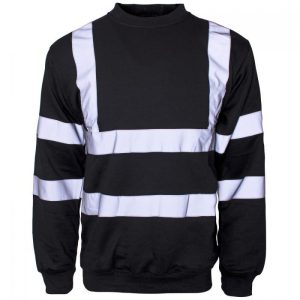 Hi Vis Black Sweatshirt