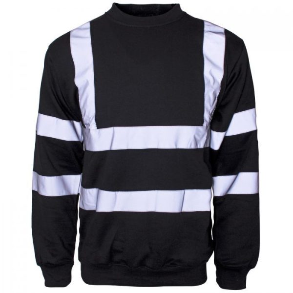 Hi Vis Black Sweatshirt