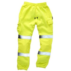 Hi Vis Yellow Jogging Bottoms