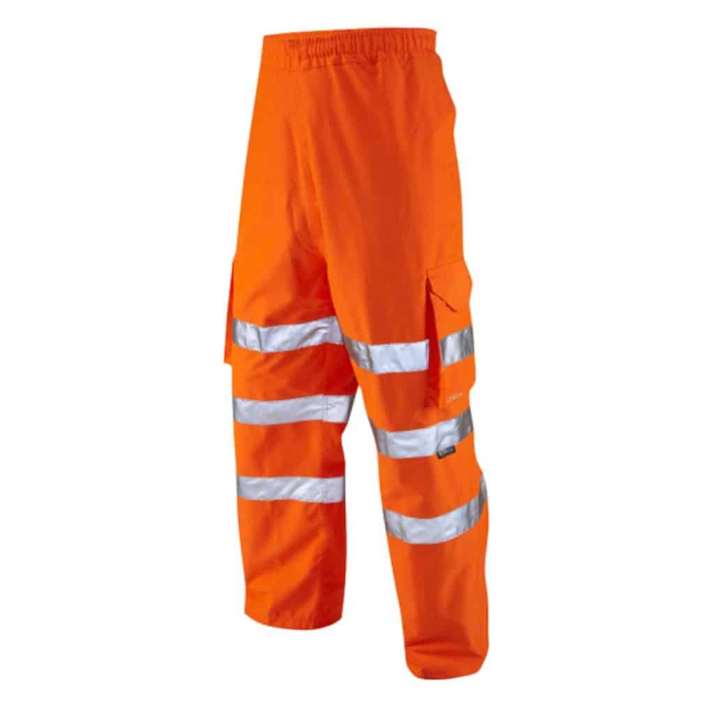 Instow ISO 20471 Class 1 Breathable Executive Cargo Overtrouser Orange