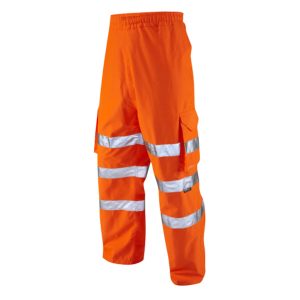 Instow ISO 20471 Class 1 Breathable Executive Cargo Overtrouser Orange