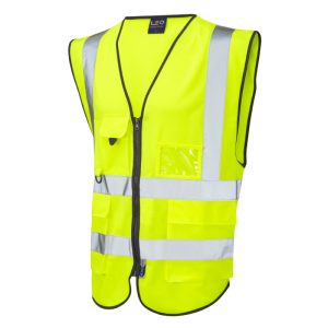 LEO Lynton ISO Class 2 Superior Waistcoat - Yellow