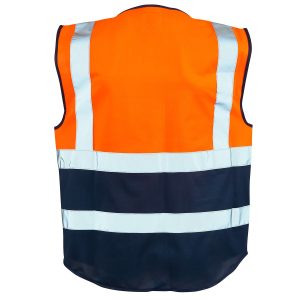 Class 1 Superior Waistcoat Orange/Navy