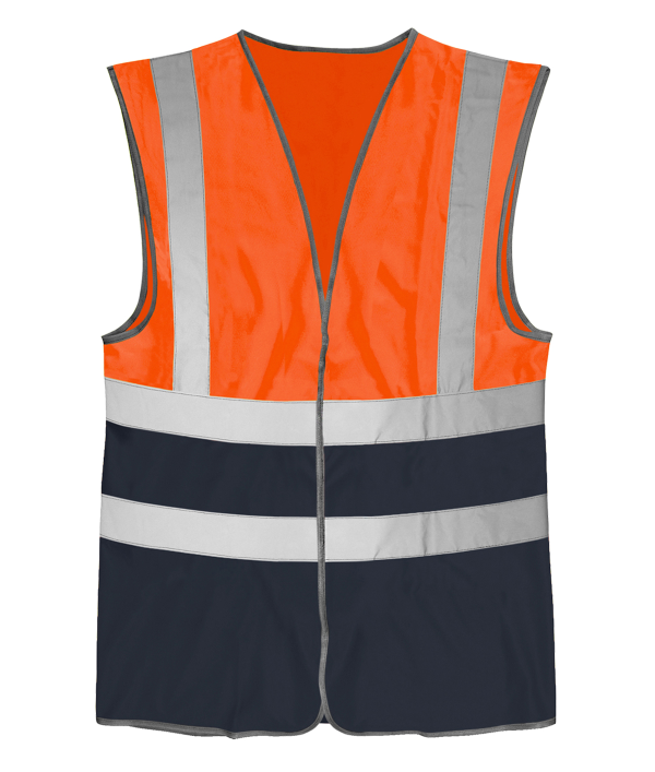 Brig Hi Viz Two Tone Waistcoat - HVW03TT