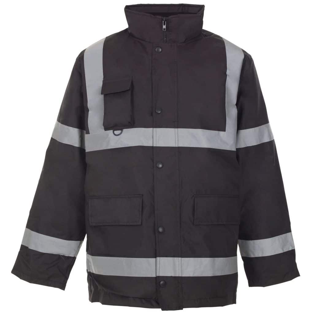 Security Parka w Reflective Tape