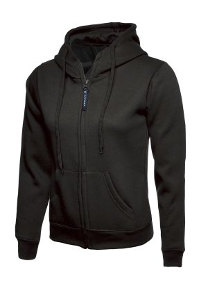 Uneek Ladies Classic Full Zip Hooded Sweatshirt (UC505)