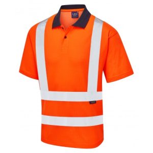 Leo Croyde Comfort EcoViz Rail Spec Polo Shirt