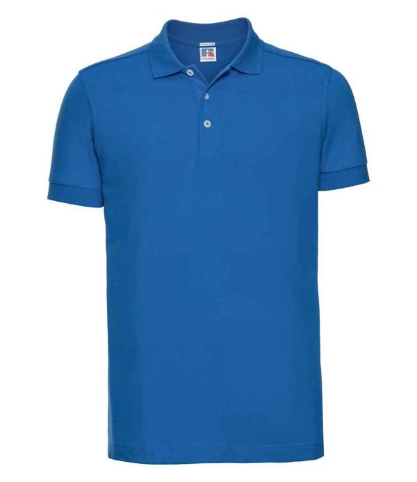 Russell Stretch Piqué Polo Shirt - 566M