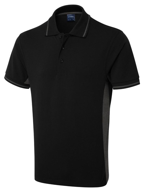 Uneek Two Tone Polo Shirt - UC117