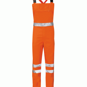 Hi Vis Alpha Orange Rail Spec Bib & Brace (Pro Rail Hercules)